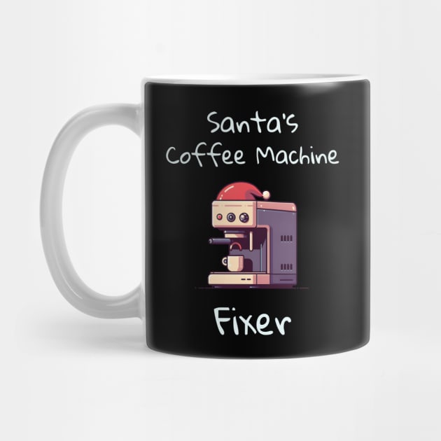 Santa's Coffee Machine Fixer by ThesePrints